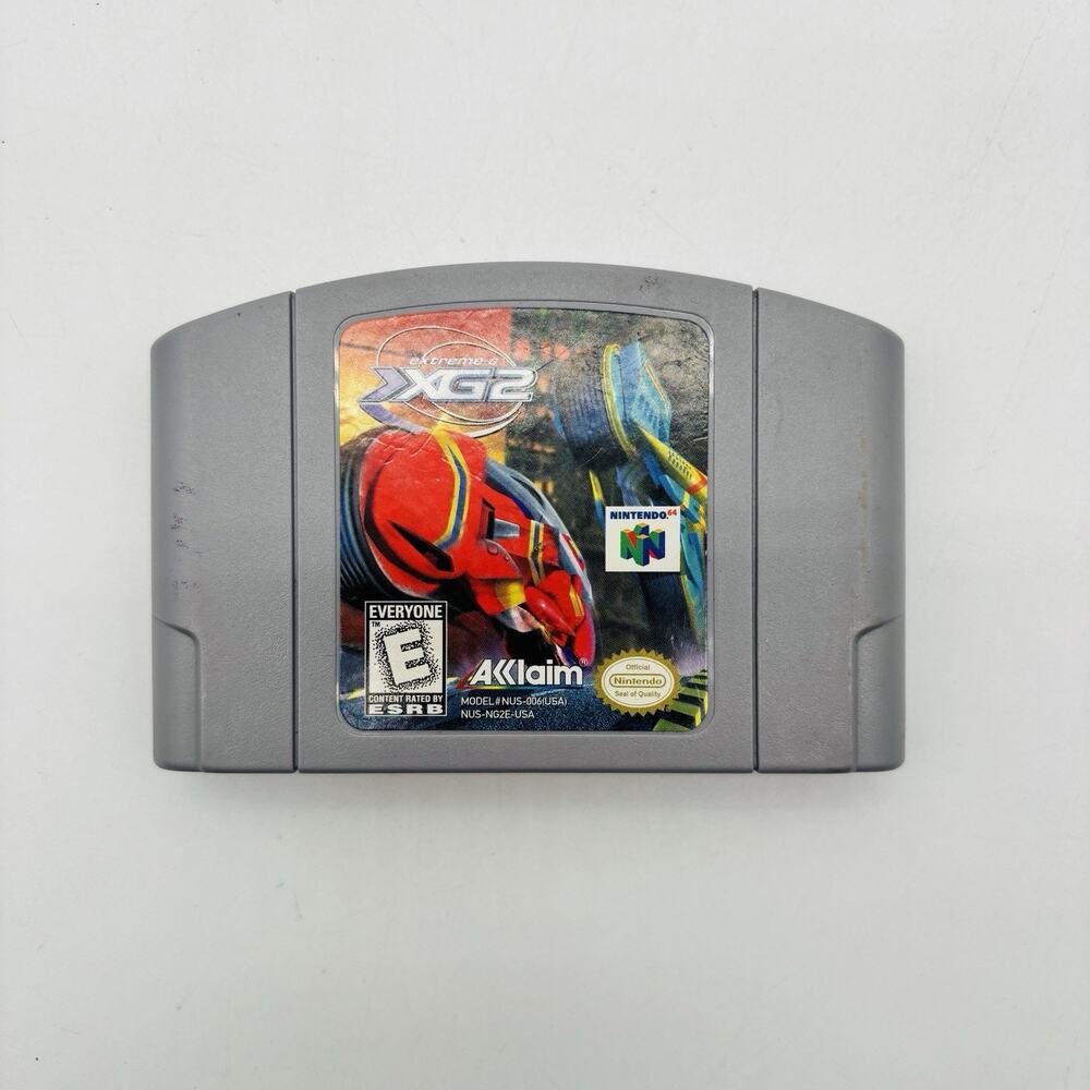 Extreme XG2 Racing Nintendo 64 N64 Authentic Cleaned Tested Works